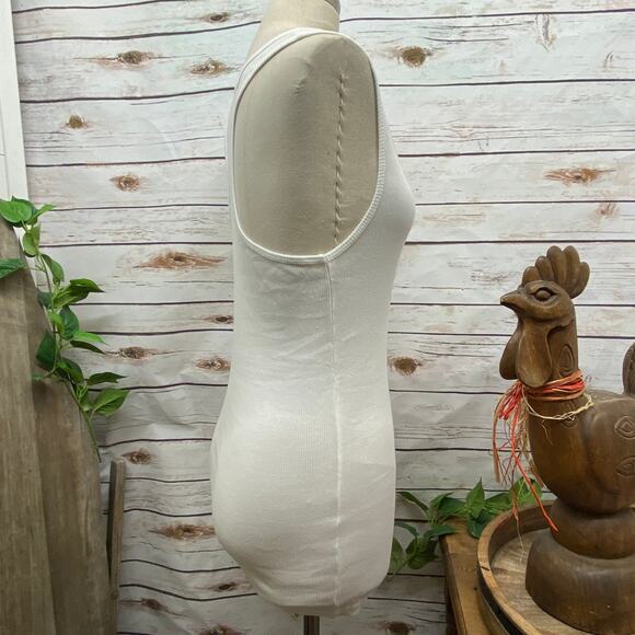 RTB Real Tough B itch White Racerback Tank Top Shirt Biker Babe Graphic Large - Picture 8 of 10